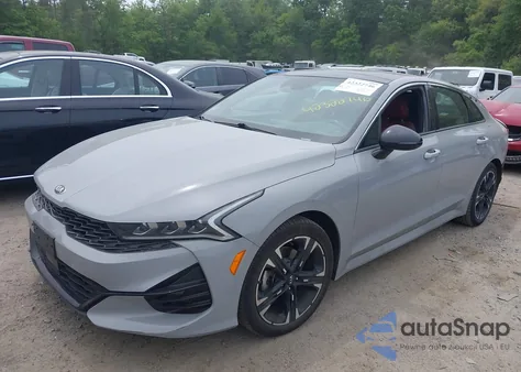 2021 Kia K5 Gt-Line из США, поврежденный, VIN 5XXG64J21MG080904